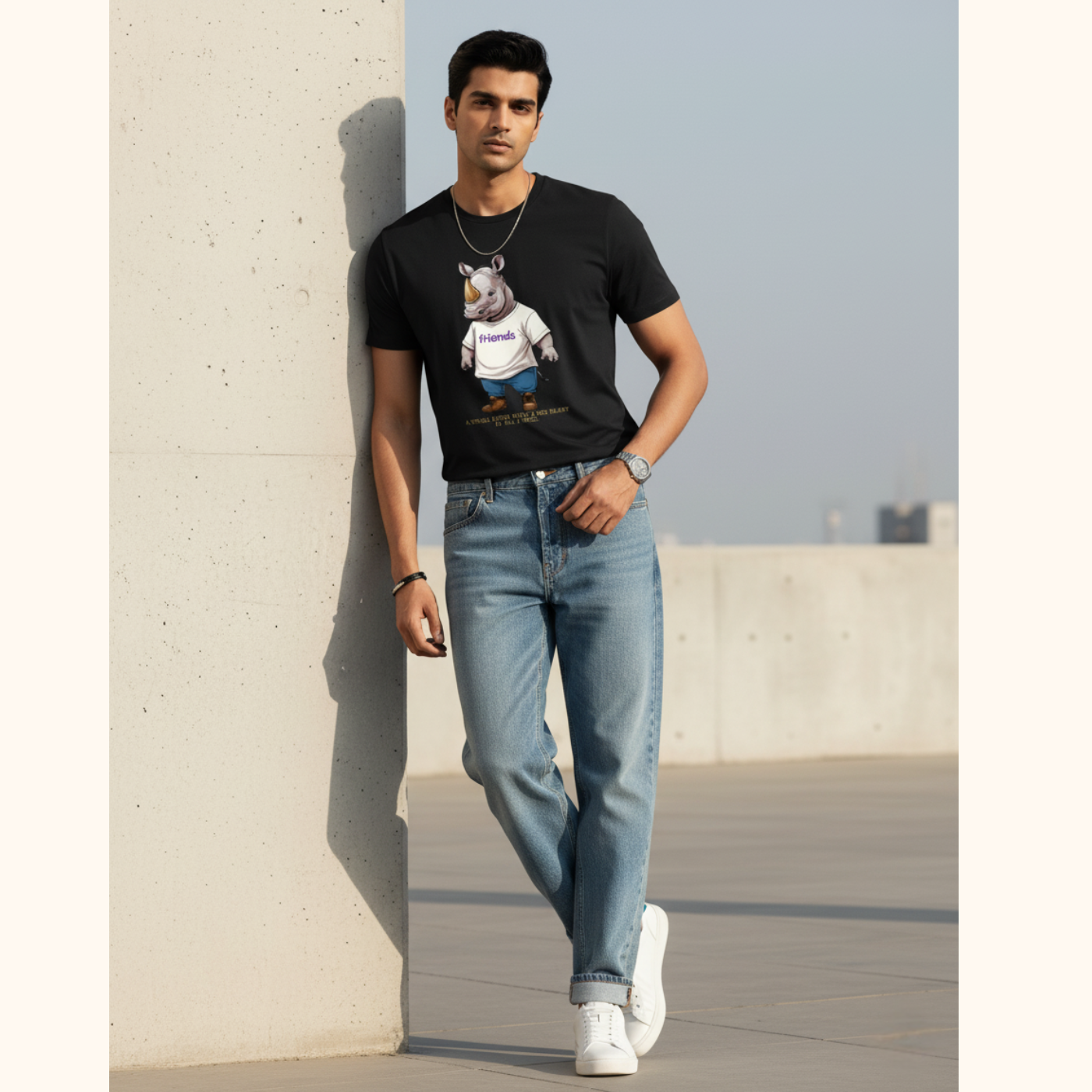 Kazi-Friends(Navy,Maroon,Black) Unisex Tee